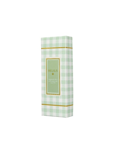 Boligrafo belius picnic aluminio color verde dorado tinta color azul caja de diseño