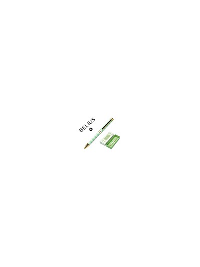 Roller belius picnic aluminio color verde dorado tinta color negro caja de diseño