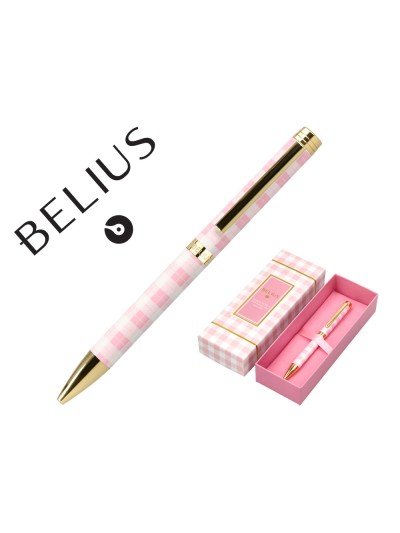 Roller belius perfect picnic day aluminio color rosa dorado tinta color negro caja de diseño
