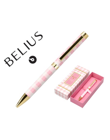 Roller belius perfect picnic day aluminio color rosa dorado tinta color negro caja de diseño