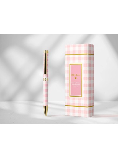 Roller belius perfect picnic day aluminio color rosa dorado tinta color negro caja de diseño