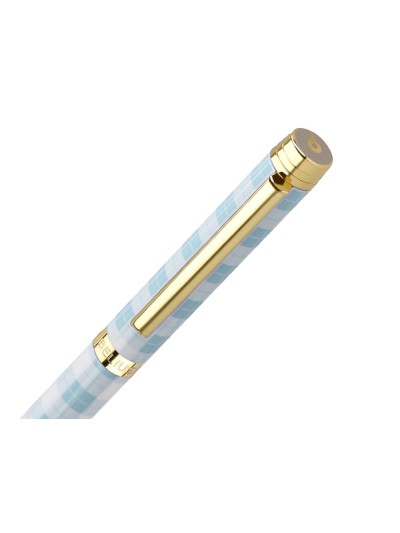 Roller belius perfect picnic day aluminio azul celeste dorado tinta color negro caja de diseño