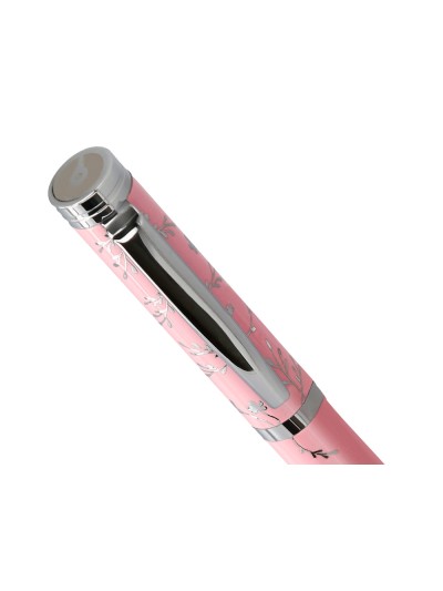 Roller belius bella aluminio color rosa diseño plateado relieve tinta color negro caja de diseño