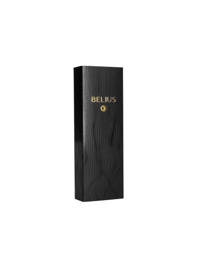 Pluma belius neptuno aluminio textura wavy color azul marino tinta azul caja de diseño