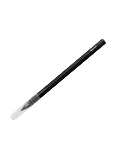 Lapiz de grafito infinito liderpapel aluminio hexagonal negro ultra resistente 1 punta de recambio