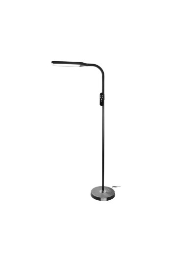 Lampara de suelo q-connect 15w con control remoto altura 146 cm color negro