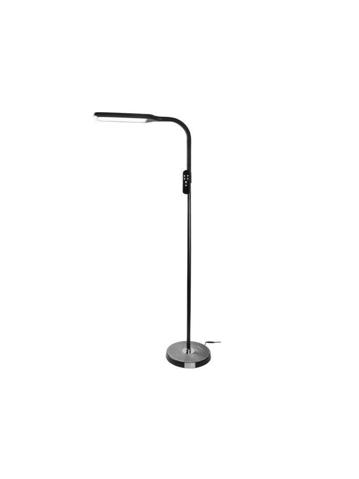 Lampara de suelo q-connect 15w con control remoto altura 146 cm color negro Lampara de suelo q-connect 15w con control remoto altura 146 cm color negro