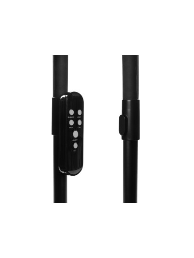 Lampara de suelo q-connect 15w con control remoto altura 146 cm color negro