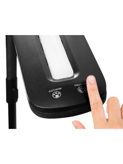Lampara de suelo q-connect 15w con control remoto altura 146 cm color negro