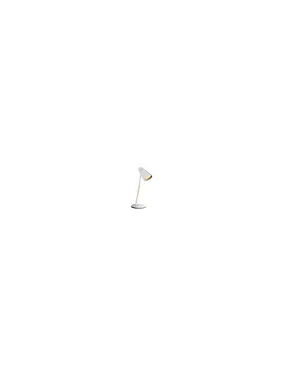 Lampara de oficina q-connect sobremesa abs tactil 6w 32 led 330lm color blanco