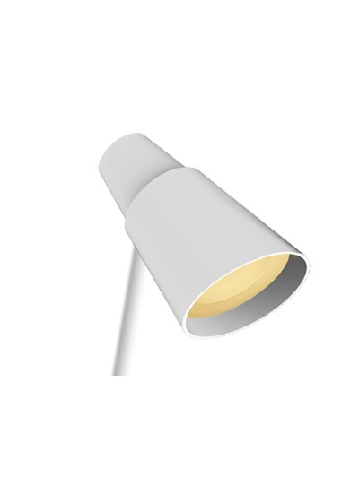 Lampara de oficina q-connect sobremesa abs tactil 6w 32 led 330lm color blanco