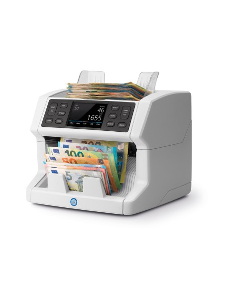 Contador de billetes safescan 2865-s display 3,5/' funcion añadir y crear fajos conteo 1200 billetes/minuto