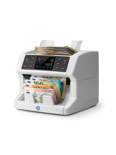 Contador de billetes safescan 2865-s display 3,5/' funcion añadir y crear fajos conteo 1200 billetes/minuto