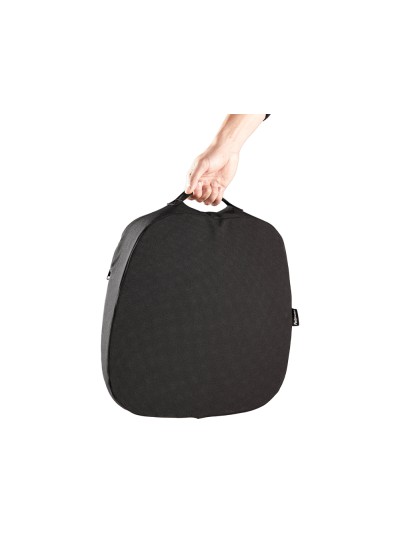 Cojin de asiento fellowes breyta en cuña color negro 90x430x430 mm