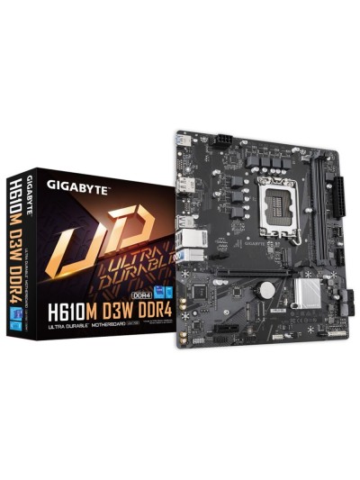 Placa base gigabyte h610m d3w ddr4 matx 2x ddr4