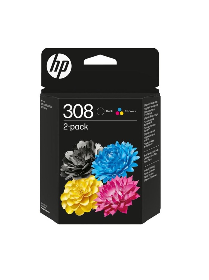 Pack cartuchos tinta hp 308 negra - tricolor Pack cartuchos tinta hp 308 negra - tricolor