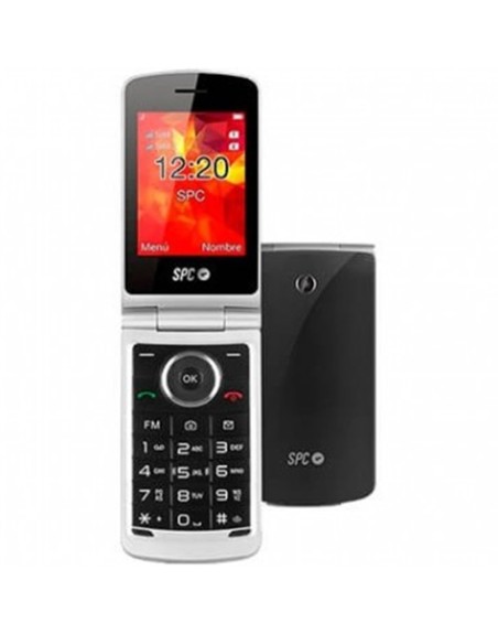 Telefono movil spc opal black tipo tapa - dual sim - 2.8 pulgadas - micro sd - radio - bluetooth