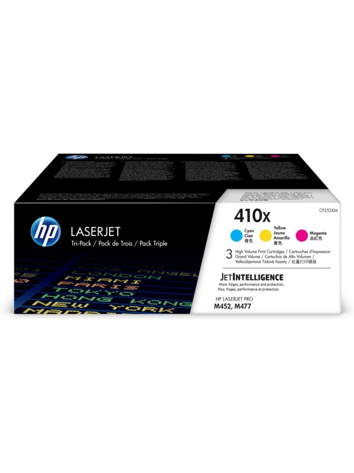 Multipack toner hp 410x pack cian magenta amarillo Multipack toner hp 410x pack cian magenta amarillo