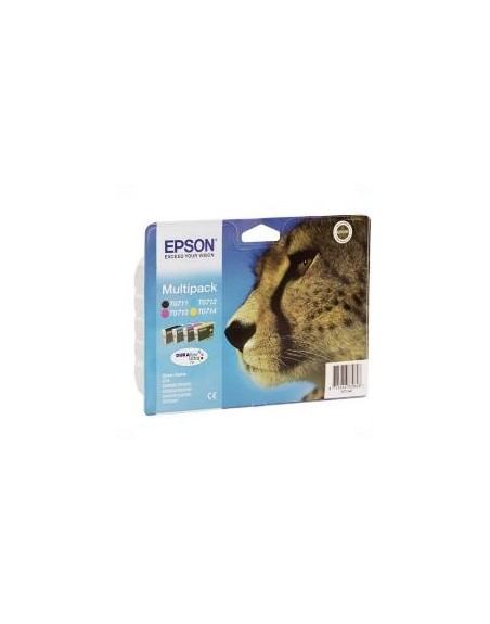 Multipack tinta epson c13t07154012 stylus d78 - 92 - 120 - dx40x0 - 44x0 - 50x0 - 60x0 - 74x0 - guepardo