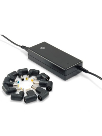Cargador universal de portatil conceptronic 65w automatico 18v a 20v 10 conectores