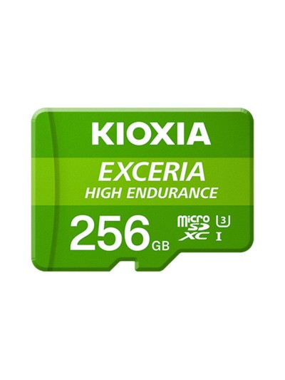 Tarjeta micro sd kioxia 256gb exceria high endurance uhs - i c10 r98 con adaptador