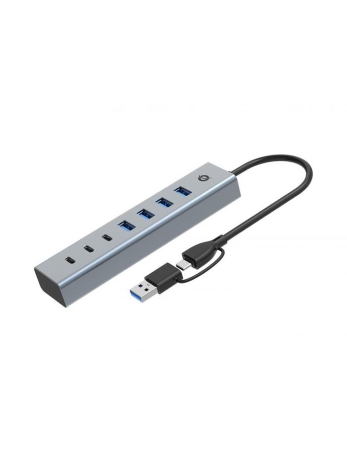Hub usb 3.0 conceptronic hubbies20g 7 puertos usb - c a 3xusb - c 4xusb - a Hub usb 3.0 conceptronic hubbies20g 7 puertos usb - c a 3xusb - c 4xusb - a