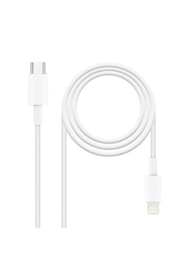 Cable lightning a usb tipo c nanocable 50cm - macho - macho