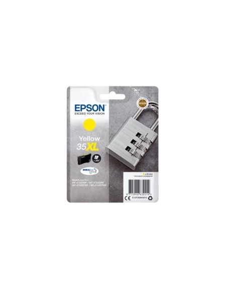 Cartucho tinta epson c13t35944010 amarillo xl durabrite ultra ink 35xl - 1900 paginas - candado