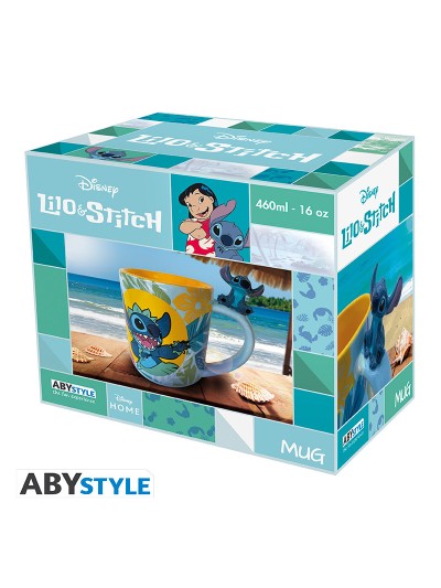 Taza 3d abystyle disney stitch hawaiano