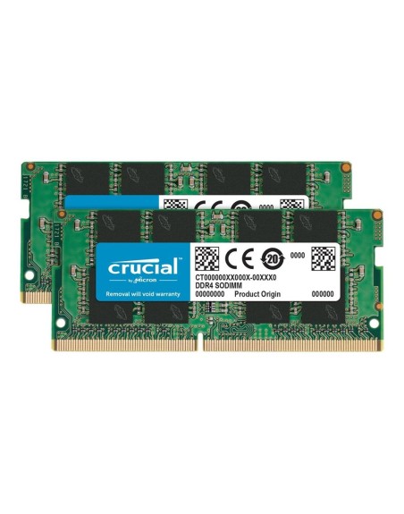 Memoria ram ddr4 16gb 2x8gb crucial - sodimm - 3200mhz - pc4 - 25600 - cl22 - 1.2v
