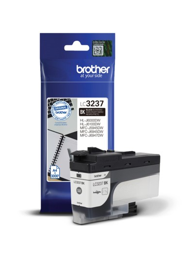 Cartucho tinta brother lc3237bk negro 3000 páginas