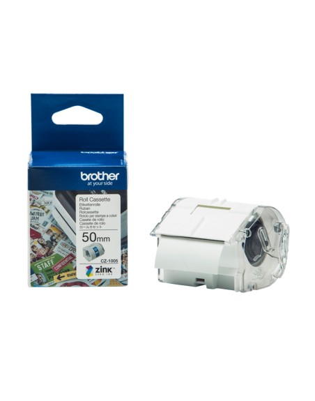 Etiquetas cinta continua brother cz1005 50mm