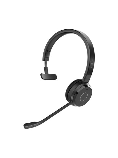 Auriculares jabra evolve 65 te uc inalambrico negro