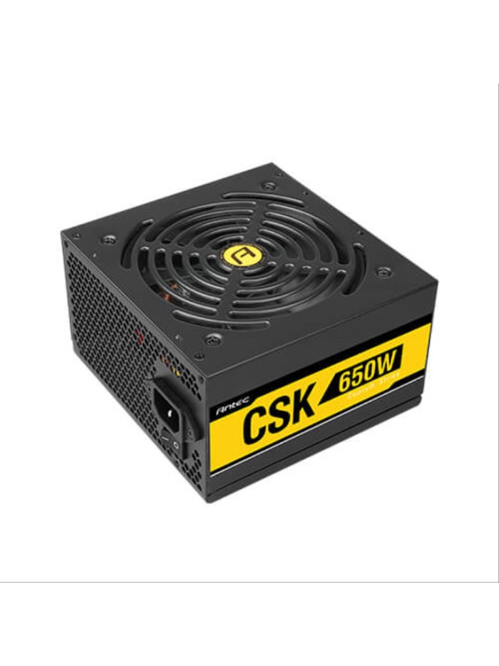 Fuente alimentacion gaming antec cs650 ec 80+ bronze Fuente alimentacion gaming antec cs650 ec 80+ bronze