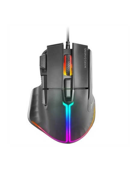 Mouse raton mars gaming mmxt rgb 12800 dpi ergonomico