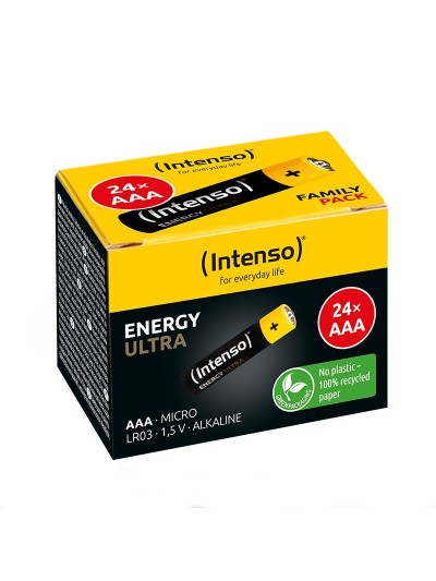 Pack de pilas alcalinas intenso energy ultra aaa lr03 24 unidades