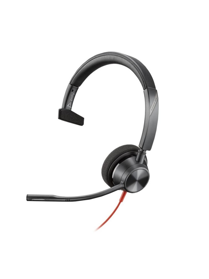 Auriculares poly monoaurales blackwire 3310 con certificación microsoft teams usb - c + adaptador usb - c - a Auriculares poly monoaurales blackwire 3310 con certificación microsoft teams usb - c + adaptador usb - c - a