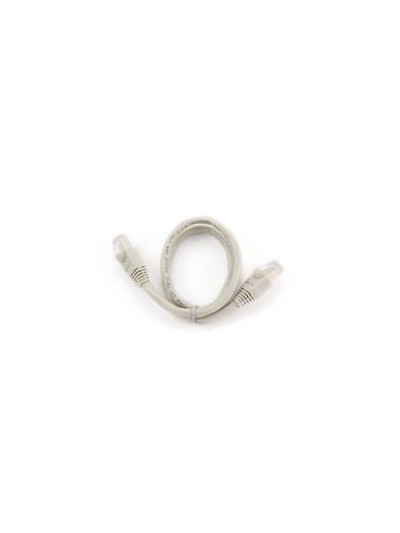 Cable red latiguillo rj45 utp cat6 0.5m gris