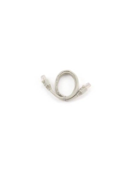 Cable red latiguillo rj45 utp cat6 0.5m gris