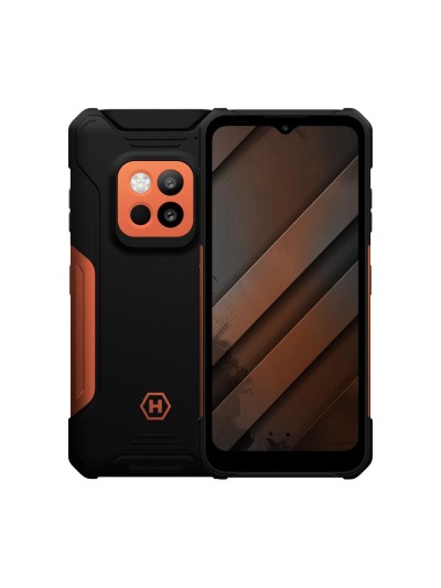 Telefono movil smartphone rugerizado hammer construction 2 5g thermal - 8gb - 256gb - 6.58 pulgadas - naranja