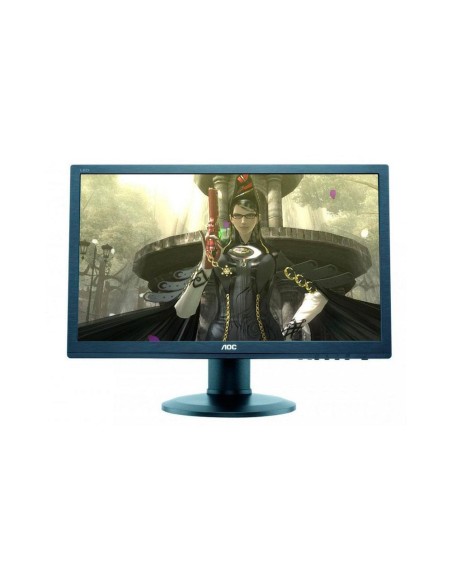 Monitor reacondicionado led aoc e2475pwj 23.6 pulgadas altavoces integrados - vga - dp - hdmi - negro - cable corriente incluido