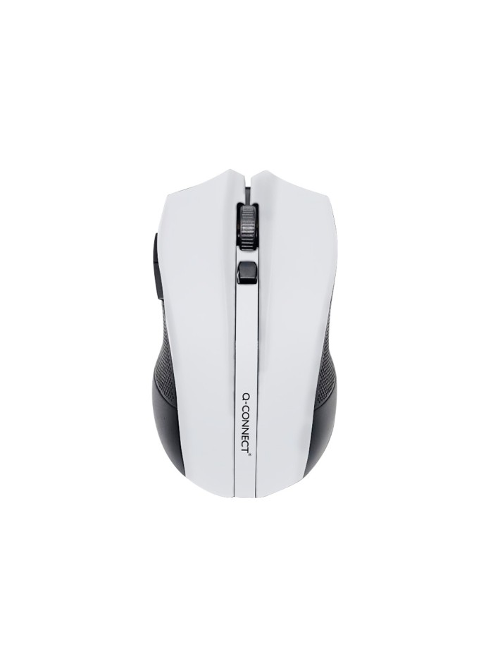 Raton q-connect optico inalambrico 1000 dpi receptor usb 2,4 ghz blanco Raton q-connect optico inalambrico 1000 dpi receptor usb 2,4 ghz blanco
