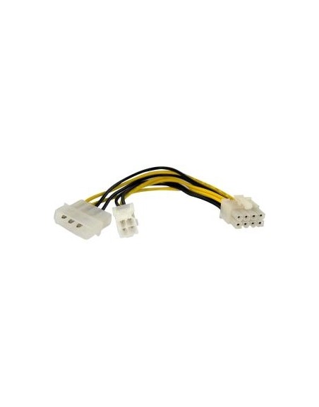Cable alimentacion placa - micro 4 pin hembra y molex a 8 pin macho