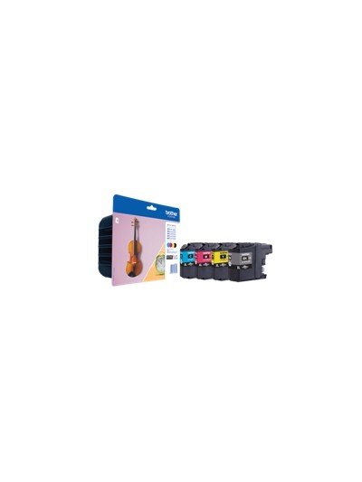 Pack cartuchos tinta brother lc127xlvalbp negro cian magenta amarillo - dcp j4110dw - mfc j4410dw - j4510dw - j4710dw