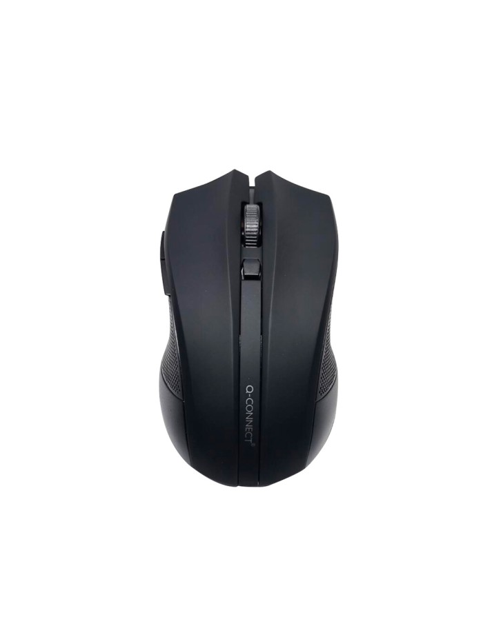 Raton q-connect optico inalambrico 1000 dpi receptor usb 2,4 ghz negro Raton q-connect optico inalambrico 1000 dpi receptor usb 2,4 ghz negro