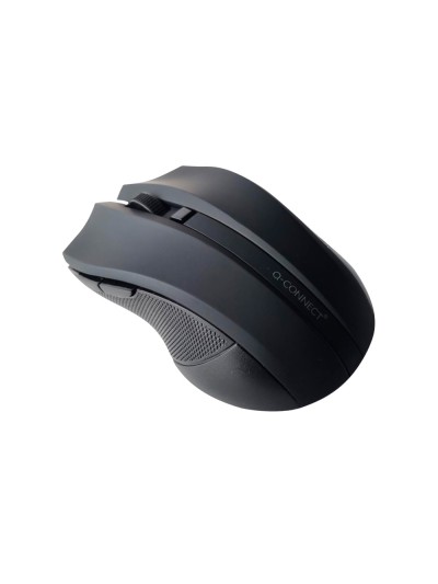 Raton q-connect optico inalambrico 1000 dpi receptor usb 2,4 ghz negro