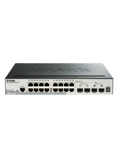Switch 20 puertos 10 - 100 - 100 dgs - 1510 - 20 gestionables d - link