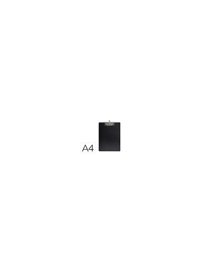 Portanotas maul flexx din a4 polipropileno con pinza color negro