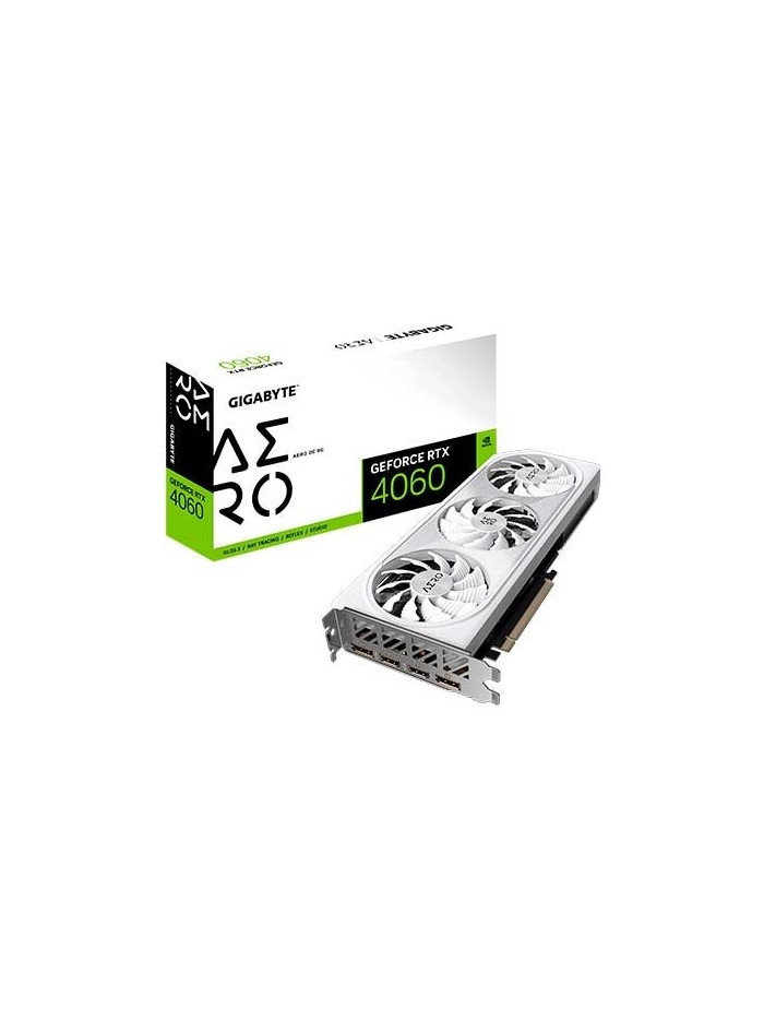 Tarjeta grafica vga gigabyte rtx 4060 aero oc 8gb gddr6 gv - n4060aero oc - 8gd 1.0 Tarjeta grafica vga gigabyte rtx 4060 aero oc 8gb gddr6 gv - n4060aero oc - 8gd 1.0