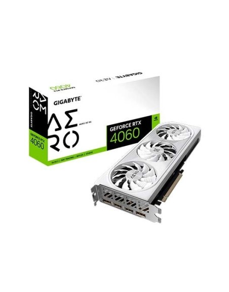 Tarjeta grafica vga gigabyte rtx 4060 aero oc 8gb gddr6 gv - n4060aero oc - 8gd 1.0